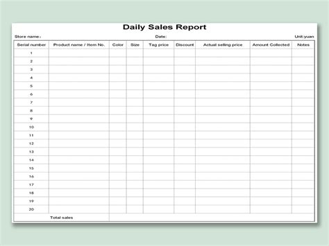 sales activity report template excel